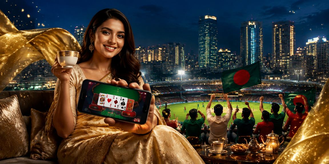 ঢাকায় লাইভ ক্যাসিনো গেম উপভোগ করছেন একজন ব্যবহারকারী